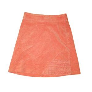 DEUX PAR DEUX Orange Skirt Size 10 (FLAW)  FREE WITH PURCHASE